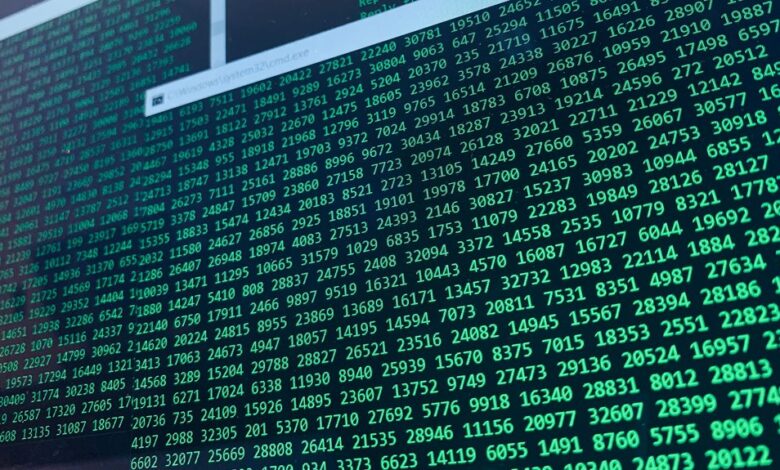 registry search verification numbers listed